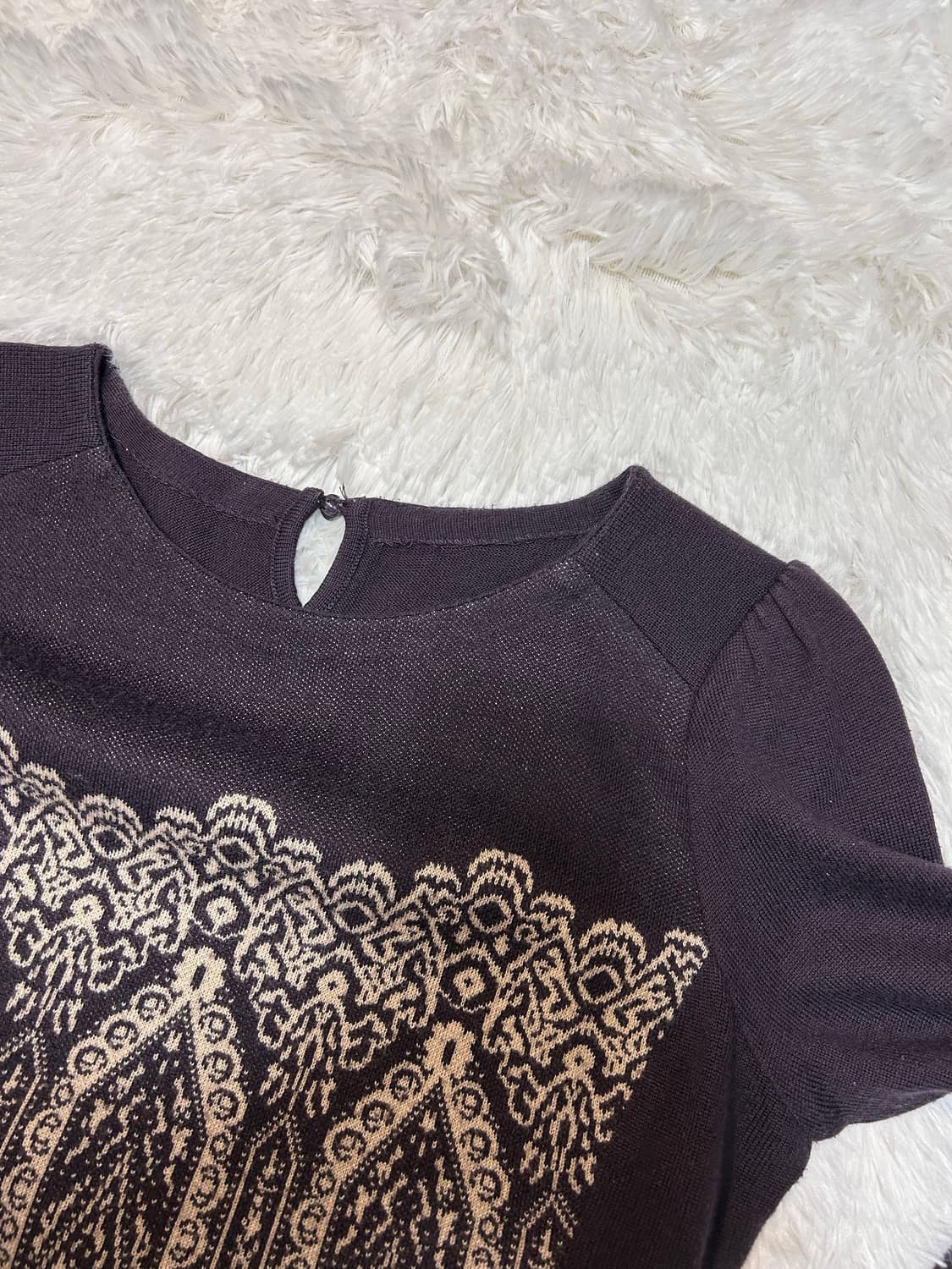 goth puff knit sleeve 상품이미지2