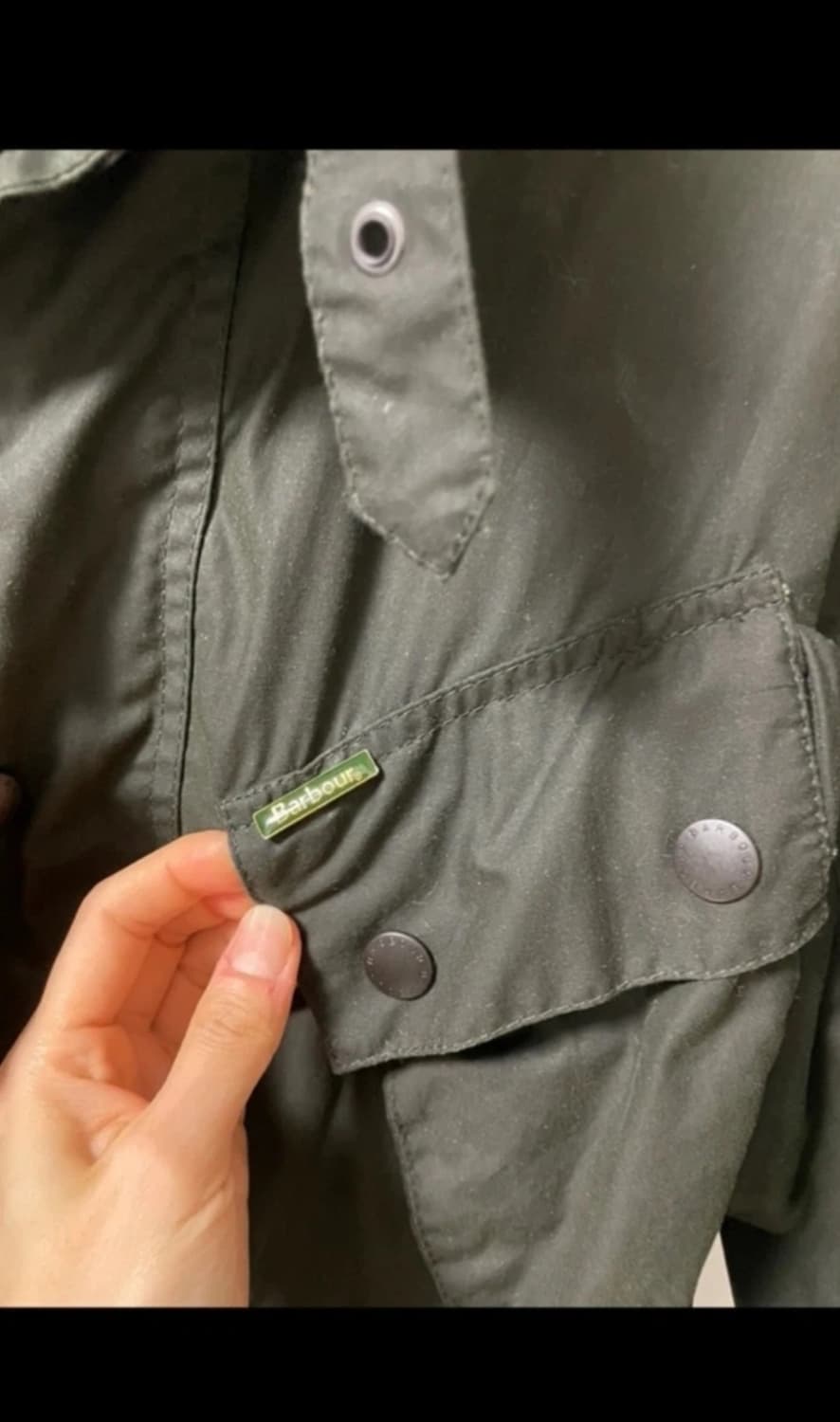 바버 인터네셔널 왁스 자켓 올리브 40(100-103) 상품이미지3