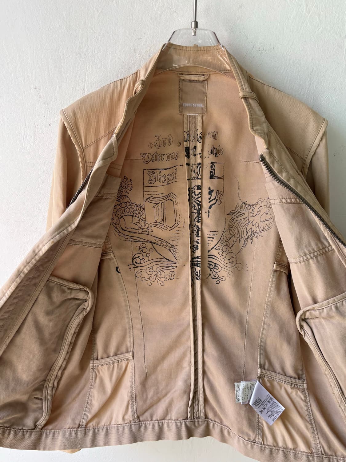 디젤 워싱 라이더 자켓 상품이미지9