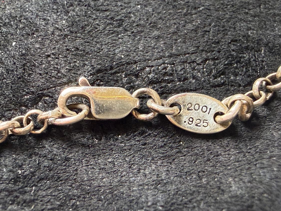 크롬하츠 세이프티핀 1p 핑크사파이어 일체형 롤체인 18인치 상품이미지3