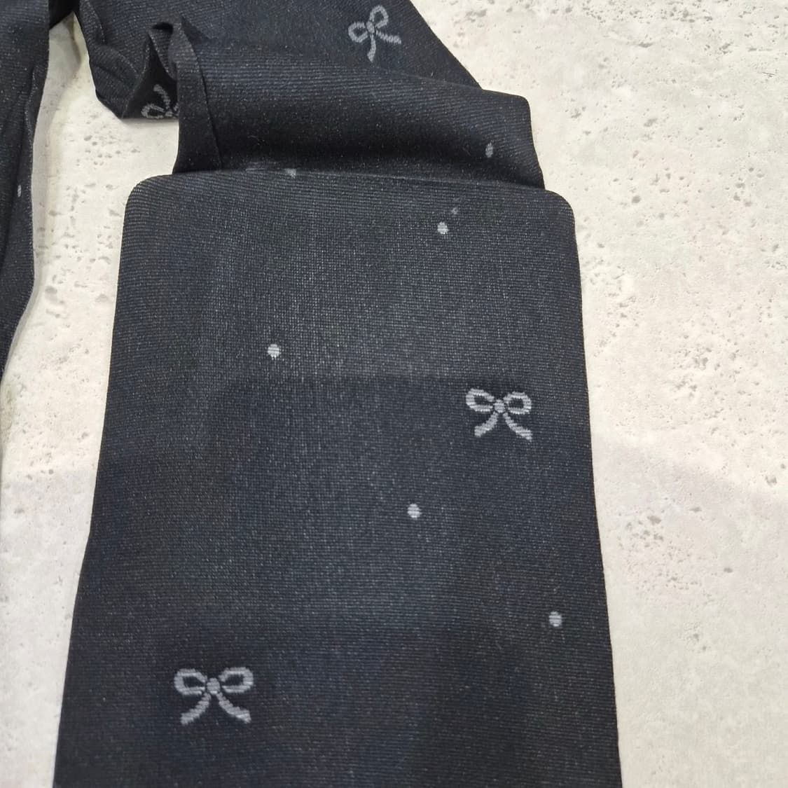 GUNZE 우노간다 콜라보 리본패턴 팬티스타킹 상품이미지3