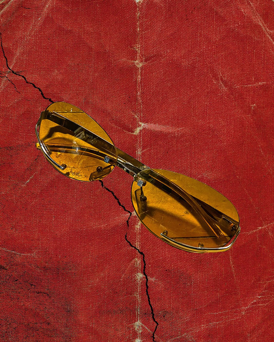 LOEWE 00s 빈티지 로에베 긱시크 골드 무테 선글라스 상품이미지1