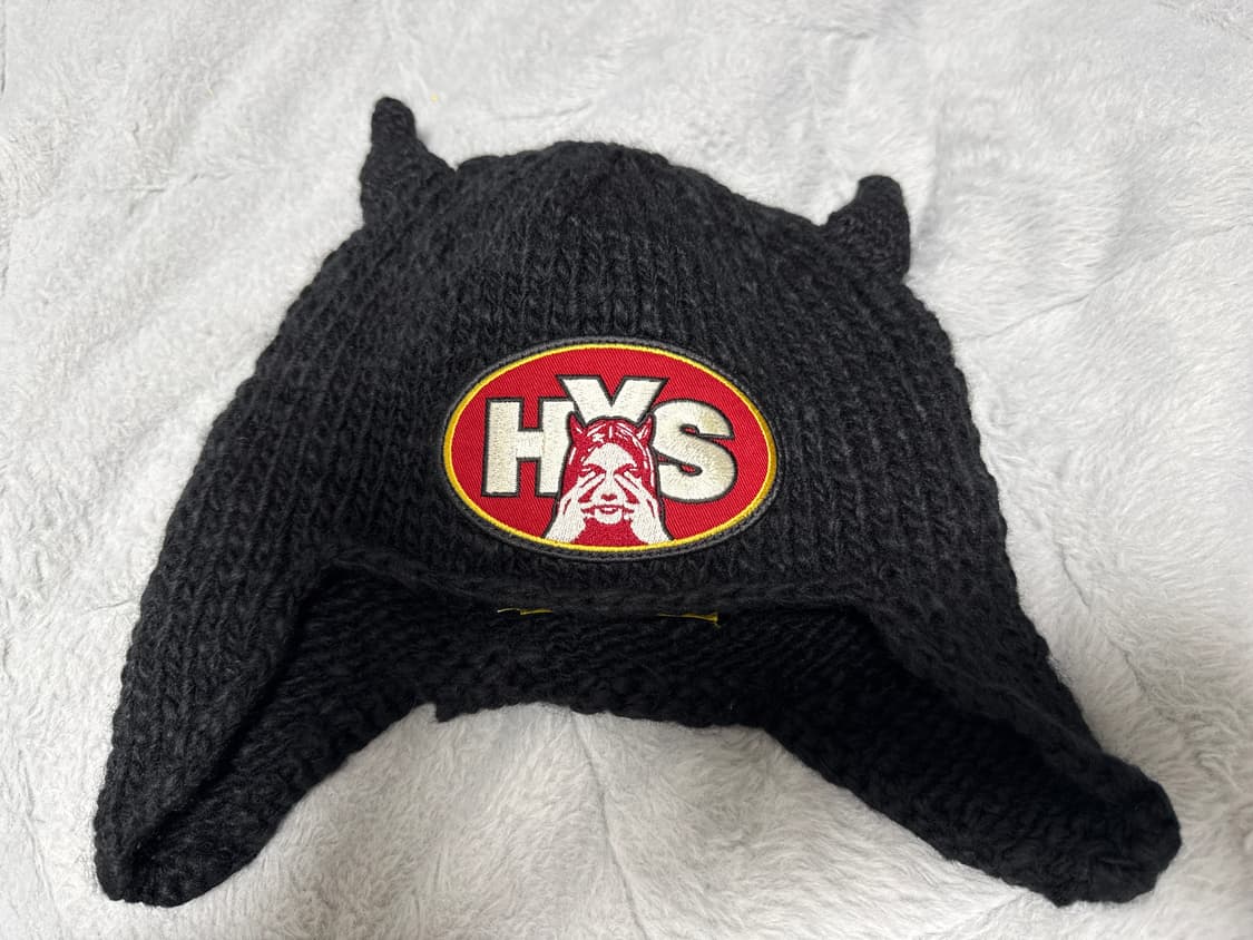 히스테릭 글레머 25ss 악마 울 비니 유니섹스 상품이미지3