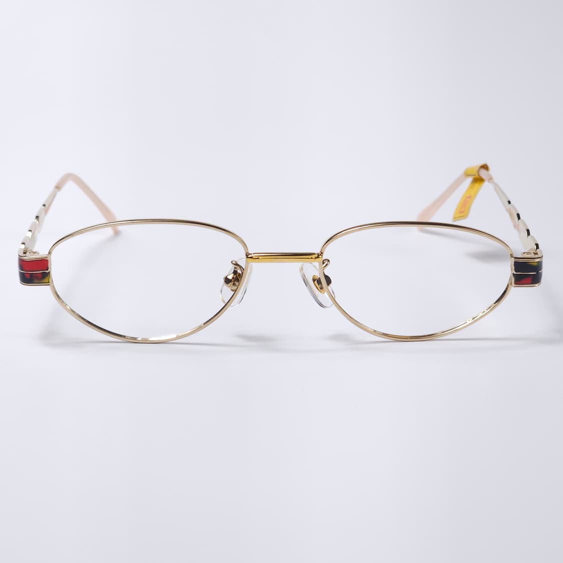 21K 도금 90년도 빈티지 오벌형 안경 상품이미지2