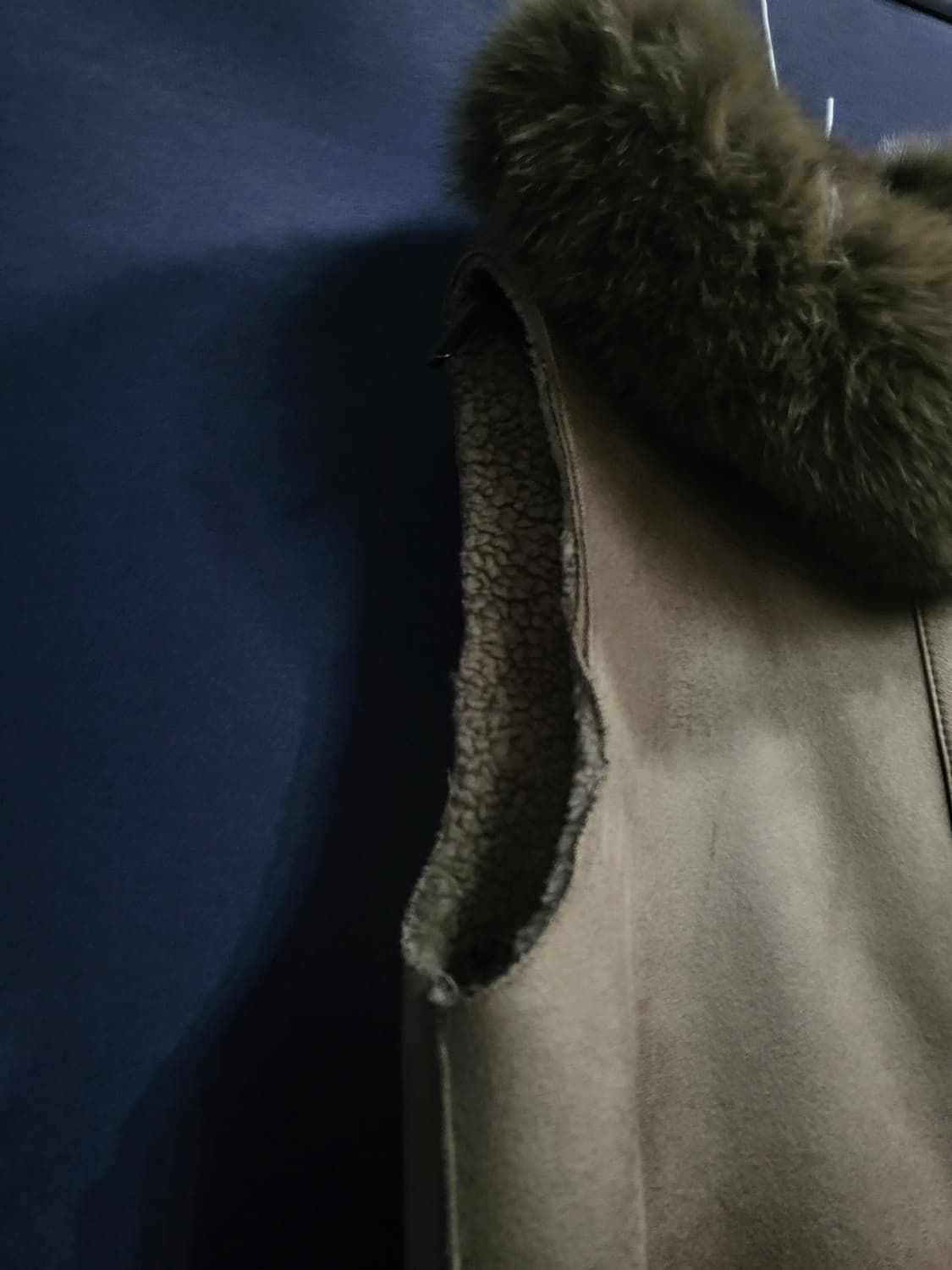 양모 폭스 베스트무스탕 상품이미지2