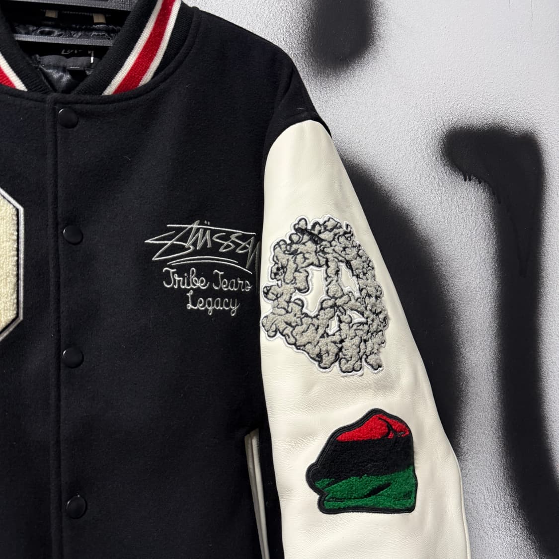 스투시 x 아워레가시 x 데님티어스 TTL 바시티 자켓 상품이미지3