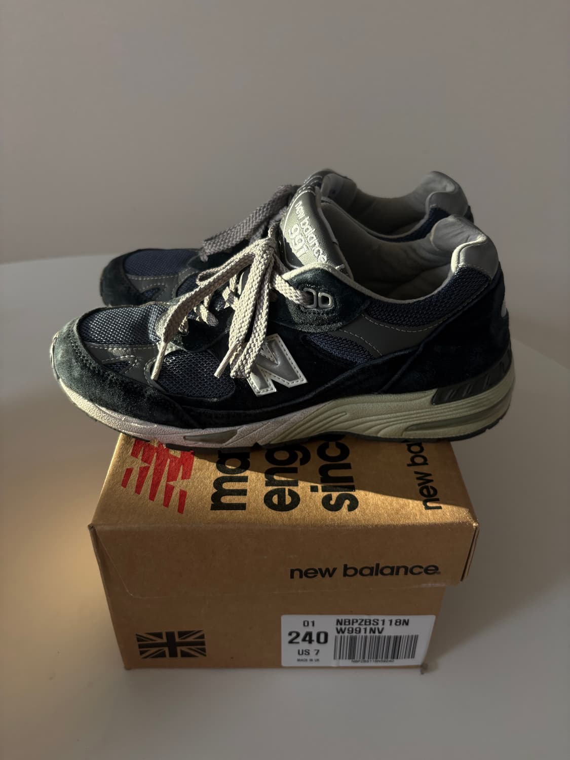 뉴발란스 991 메이드인uk navy 240 상품이미지1