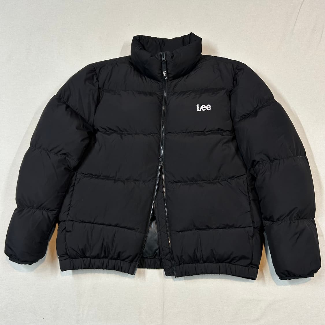 M) Lee 리 덕다운 오리털 푸퍼 패딩 블랙 상품이미지1