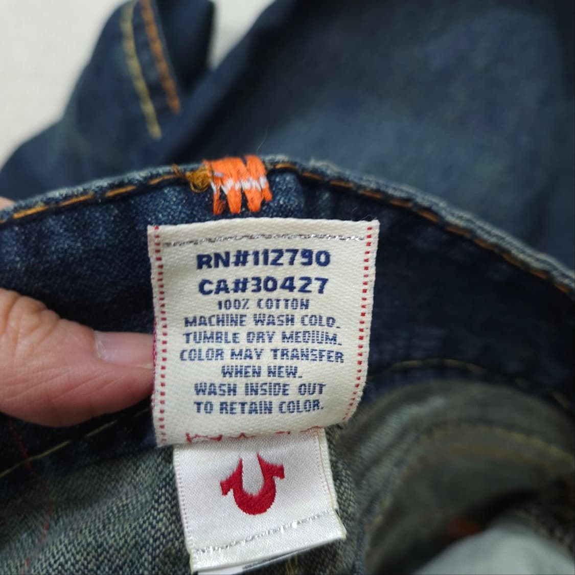 트루릴리전 조이슈퍼T 데님 팬츠 32/33 상품이미지9