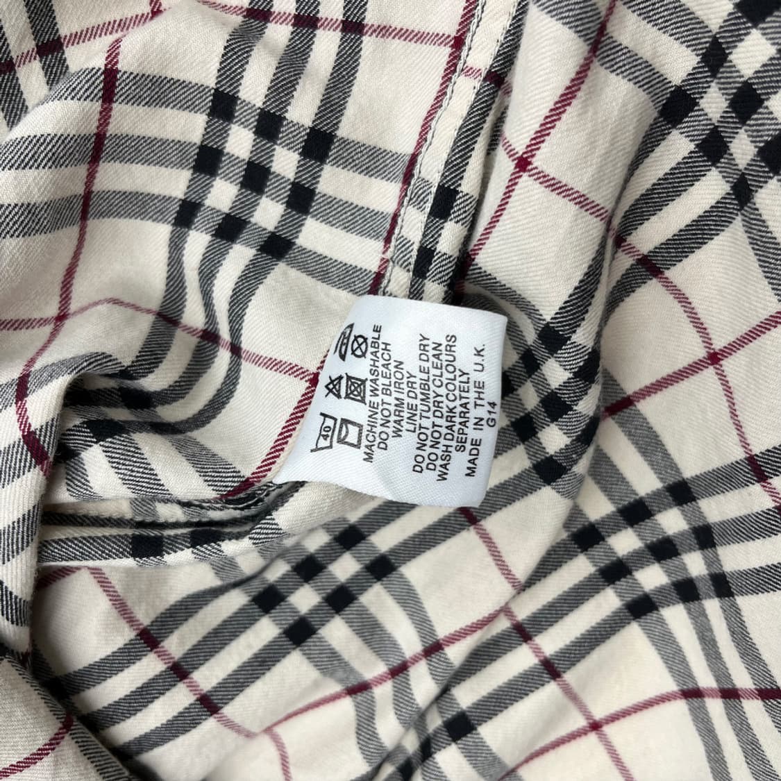 버버리 노바체크 셔츠 M 상품이미지6