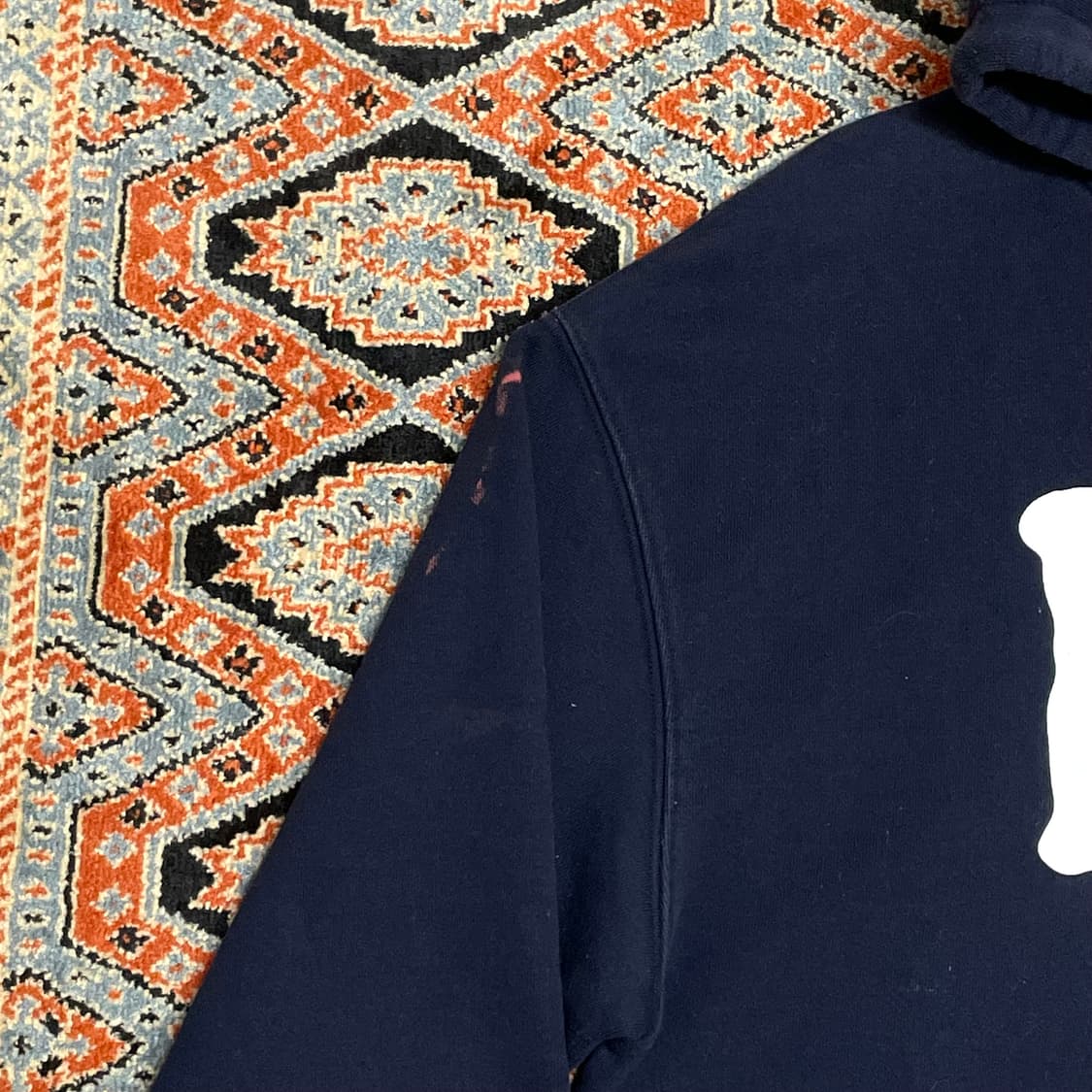 리 스펠로고 네이비 후드티셔츠 남성S 상품이미지3