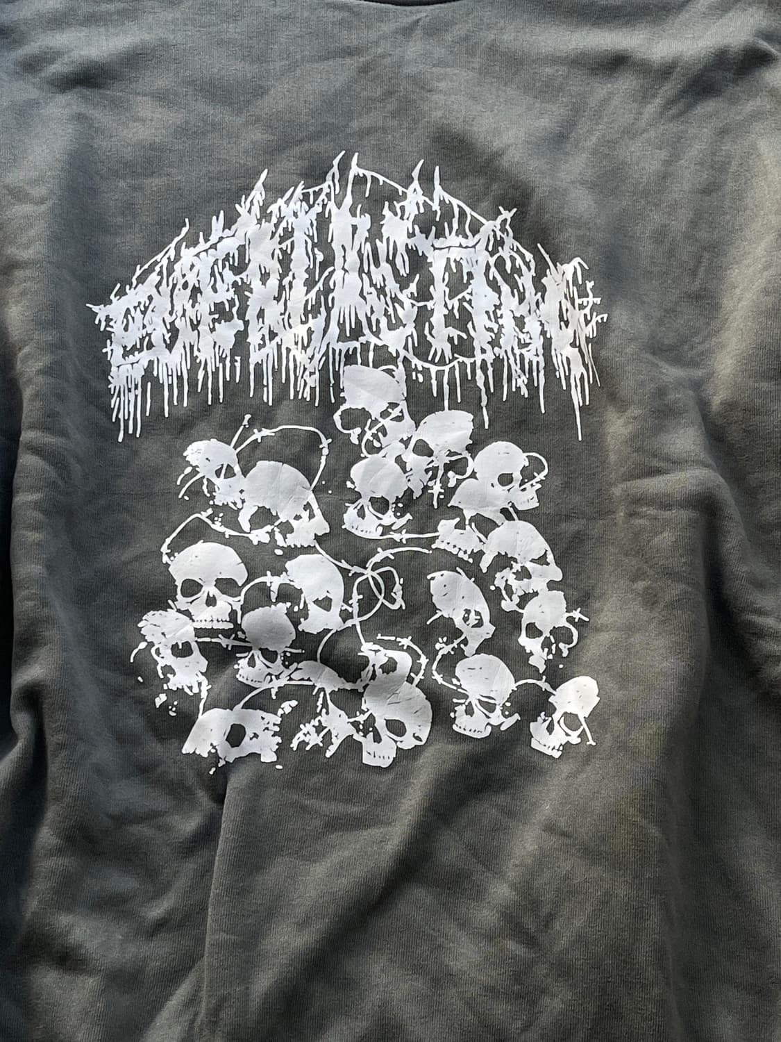 (Unknown)skull man to man 상품이미지2