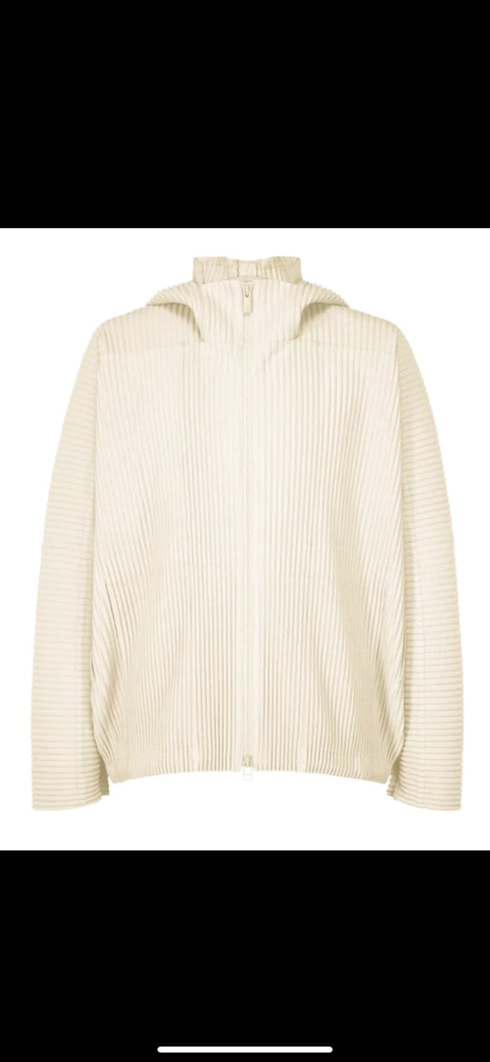 옴므플리세 25년 5월 집업후드 2 아이보리 상품이미지1