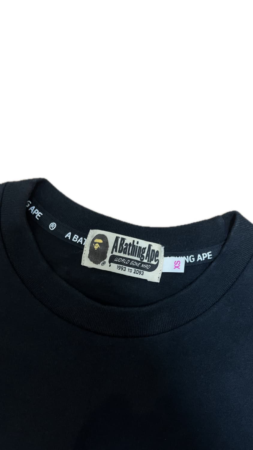 베이프 컬리지 롱슬리브 블랙 상품이미지3