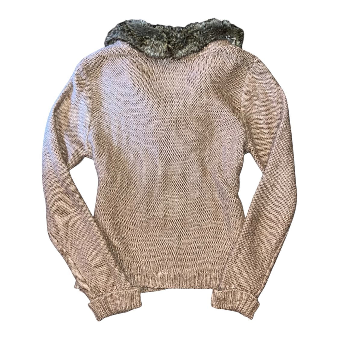 axes femme 액시즈팜 퍼 꽈배기니트 모리히피갸루y2k 상품이미지4