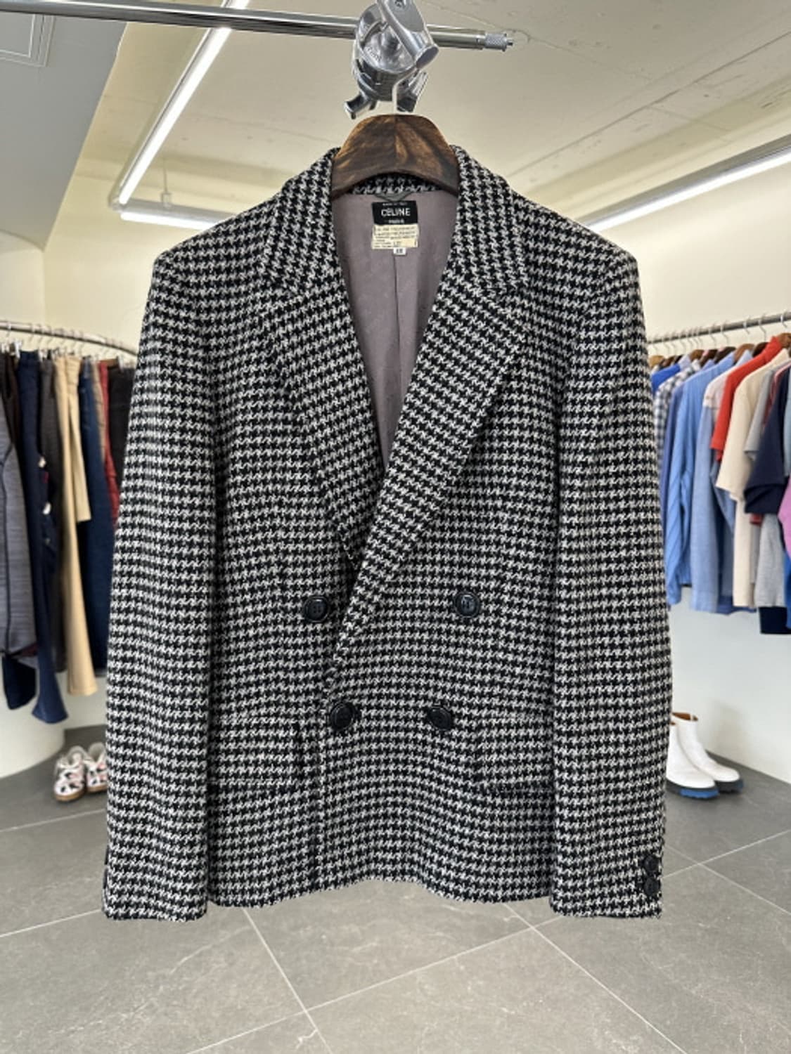 70'S OLD CELINE 더블 브레스티드 재킷 (M~L) 상품이미지1