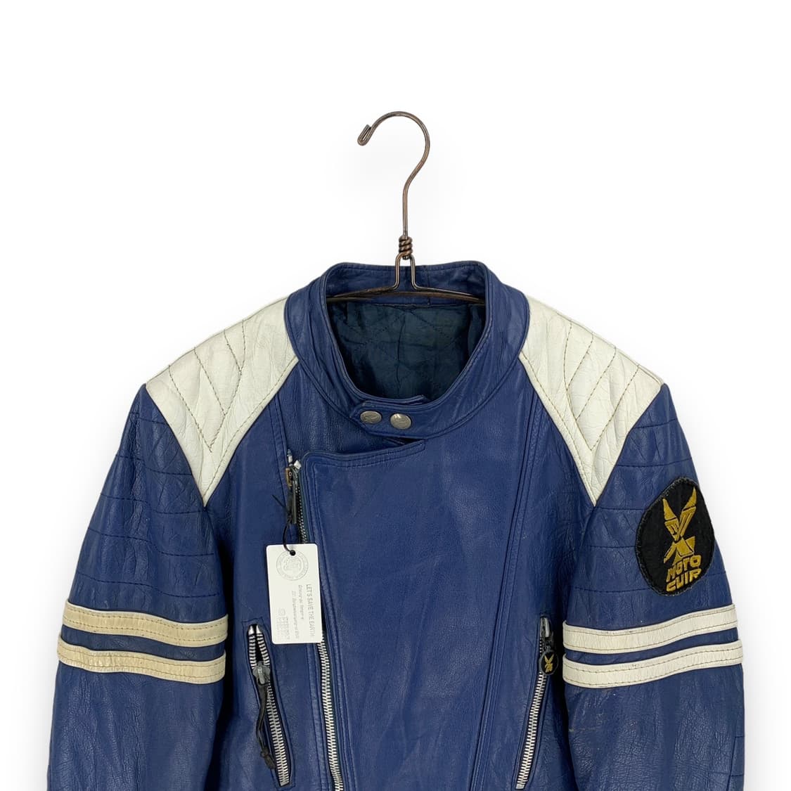 MOTO CUIR 패치로고 빈티지 레이싱자켓 상품이미지3