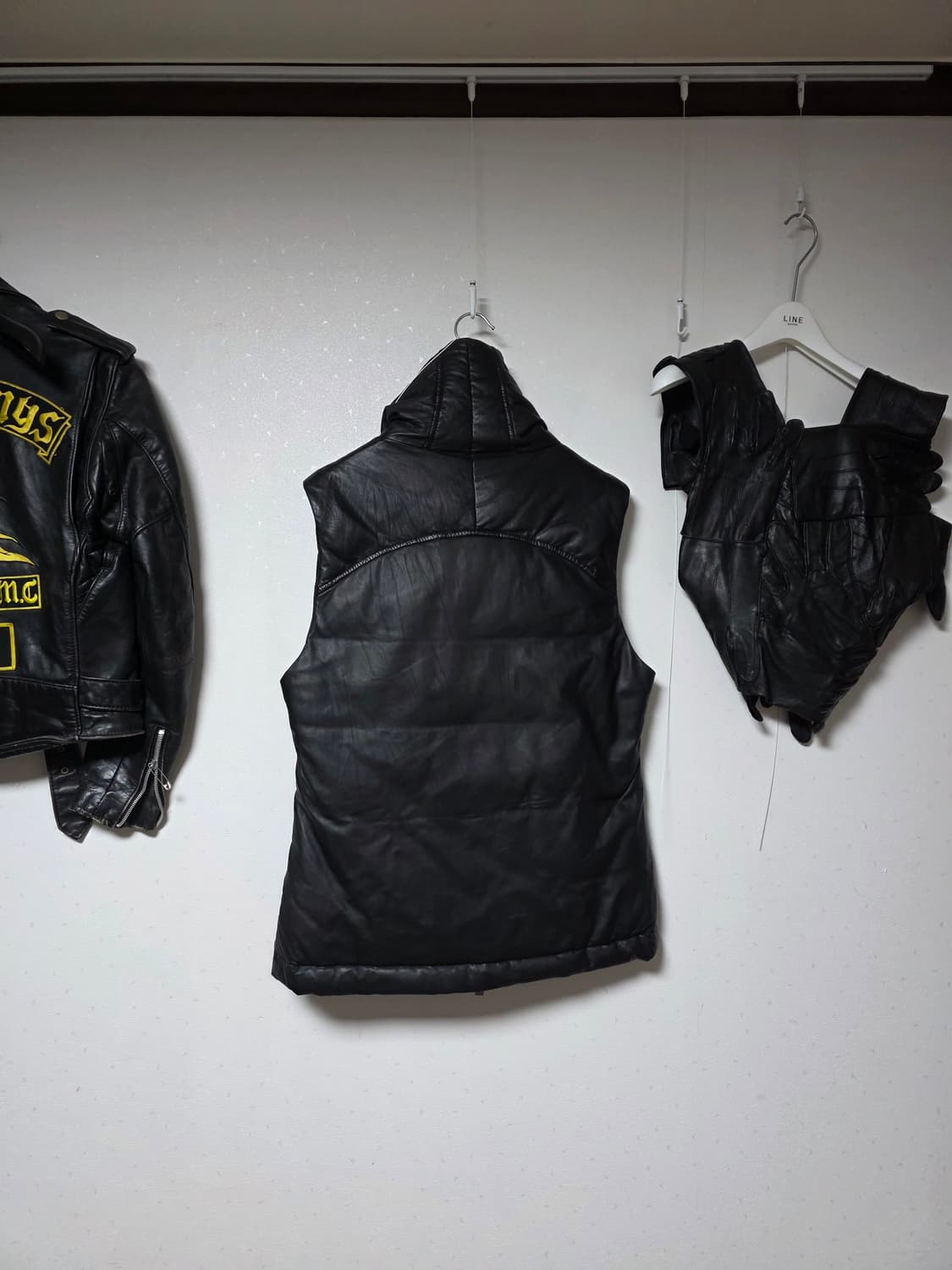 C - Diem leather down vest jacket 상품이미지5