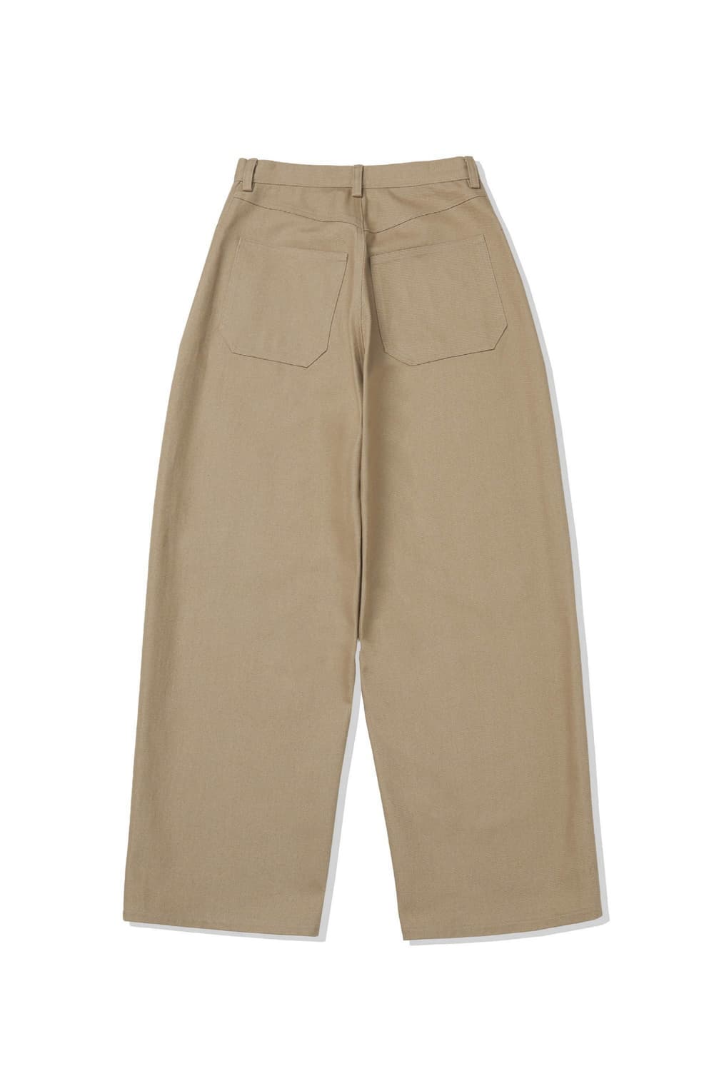 [S] STU 23FW Wide Cotton Pants Beige 상품이미지4