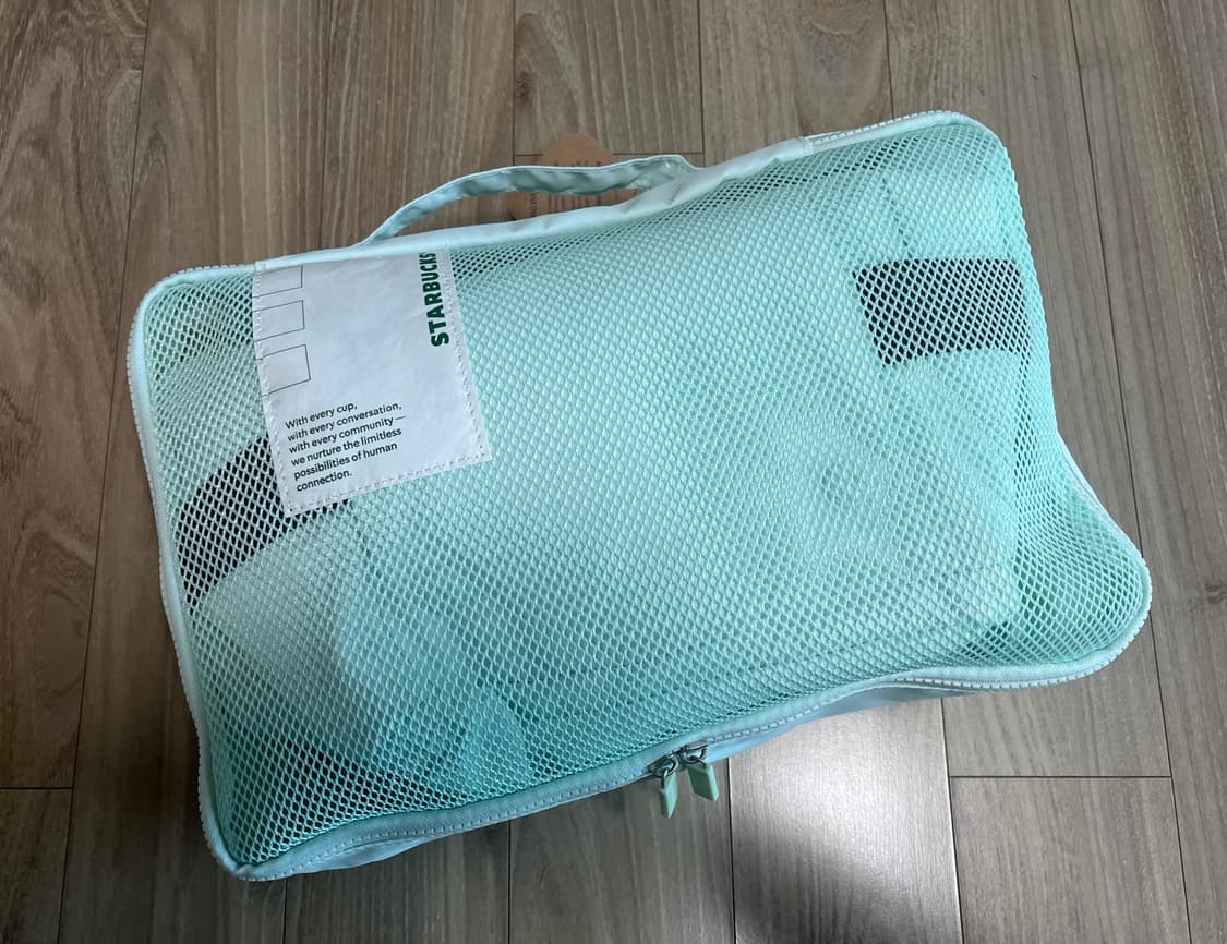 스타벅스 24주년 기념 파트너 한정 보스턴백 (더플백) 파우치 세트 상품이미지4