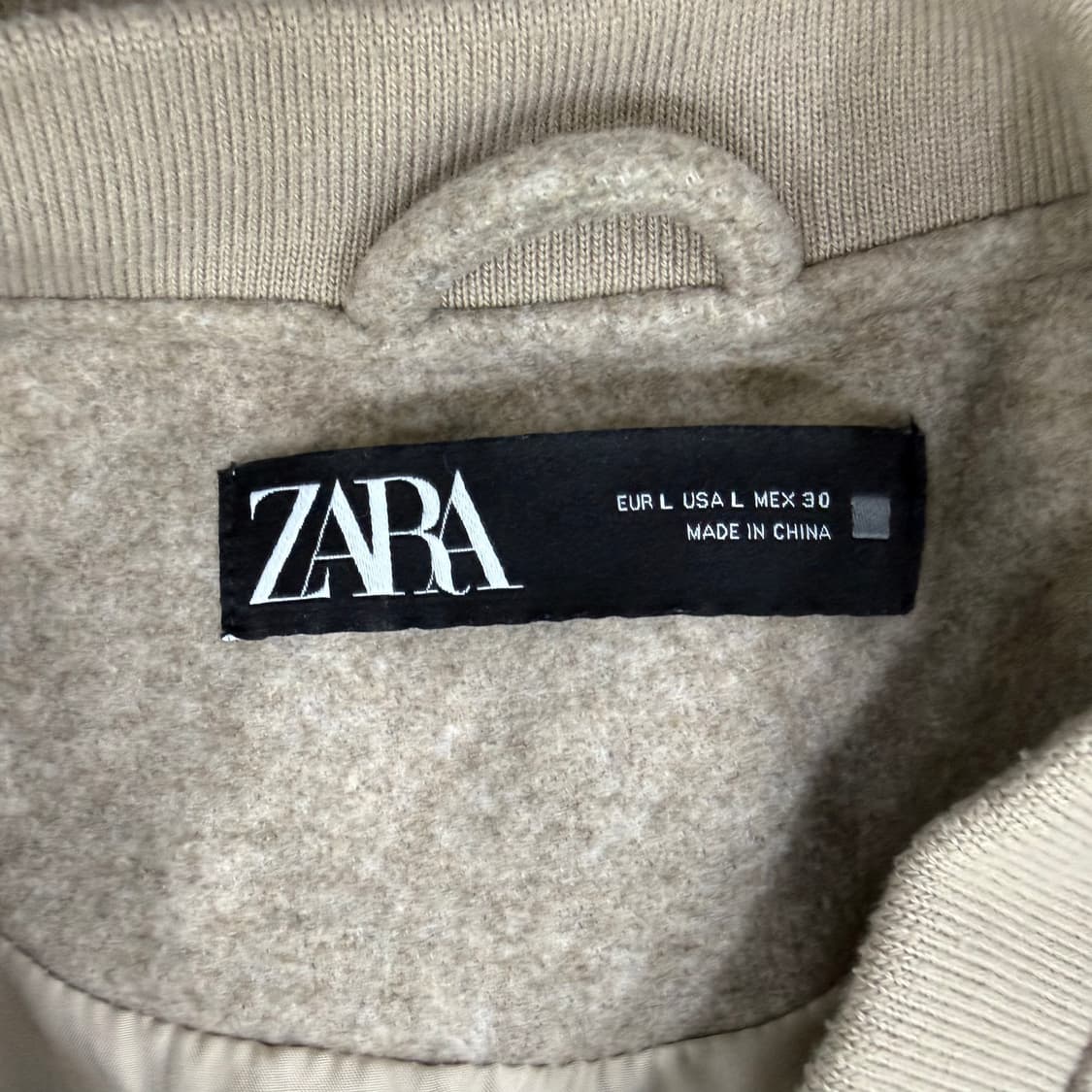 L 자라 베이지 블루종 자켓 0126T1 상품이미지3