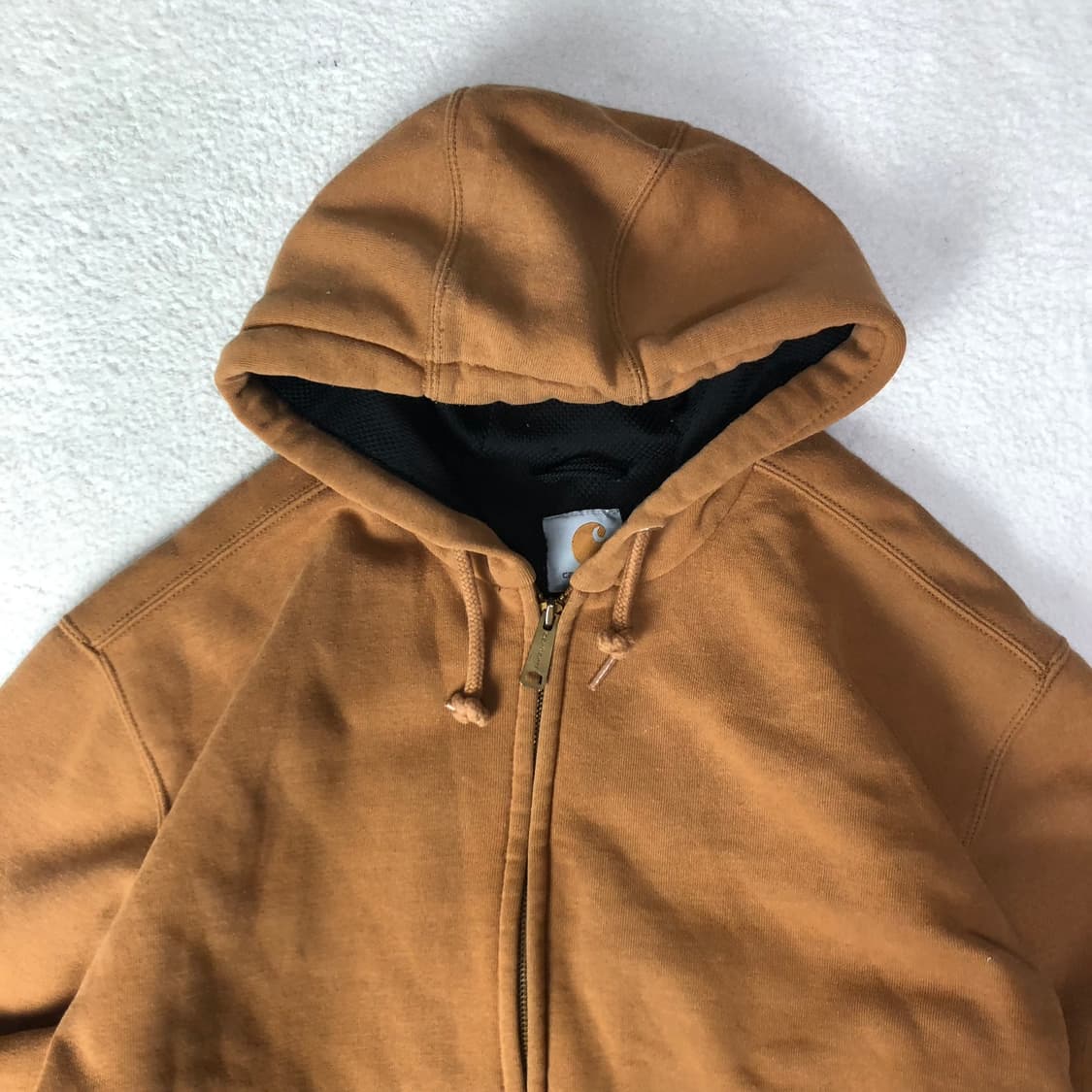 칼하트 레인디펜더 된장 후드집업 상품이미지3