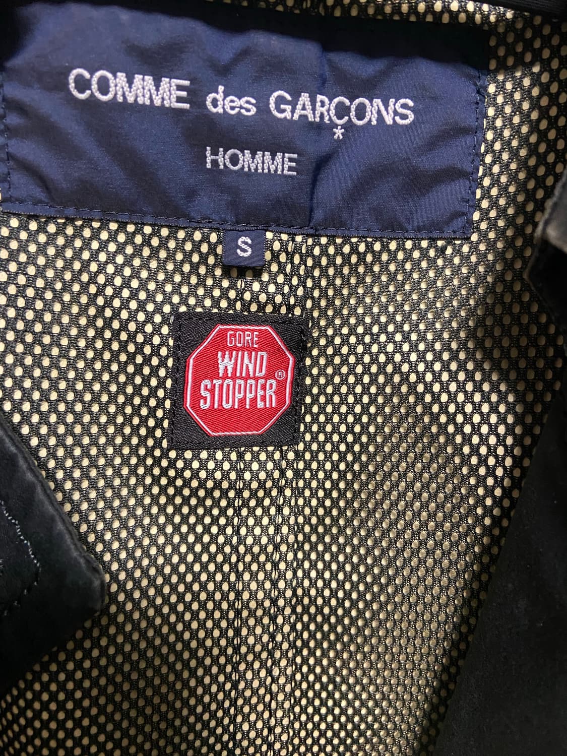 꼼데가르송 옴므 고어 윈드스토프 피코트 상품이미지9