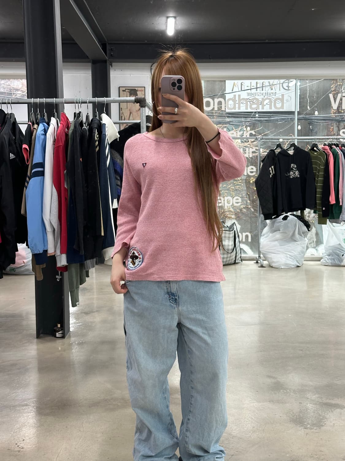 베이프 펠로우쉽 와플 롱슬리브 상품이미지2