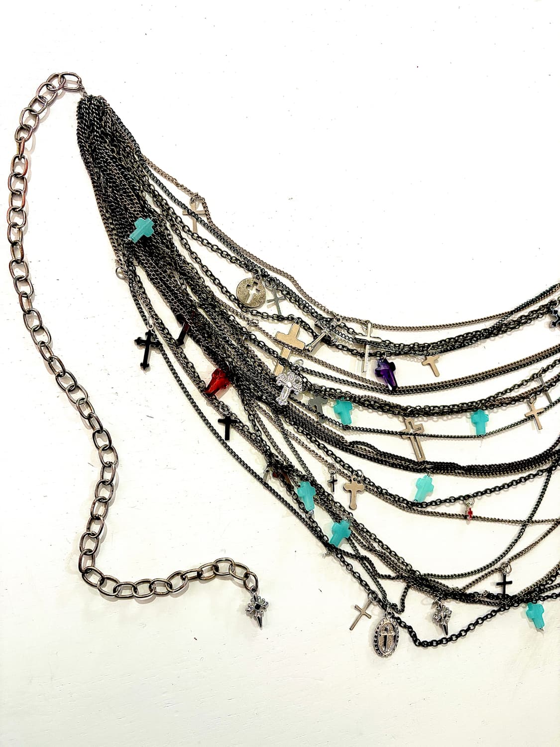 TTF✳️v-kei vintage hand made necklace 상품이미지6