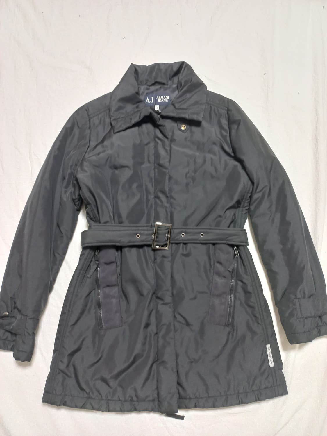 AJ Armani Jeans 여성 벨트 코트 블랙 (여90) 상품이미지1