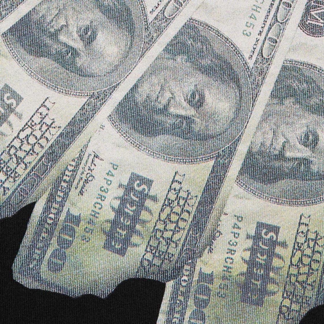 슈프림 x MM6 메종 마르지엘라 머니 숏슬리브 탑 블랙 - 26SS 상품이미지3