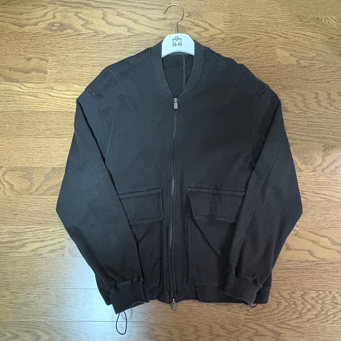 [2]폴리테루 워시드 져지 자켓 차콜 상품이미지1