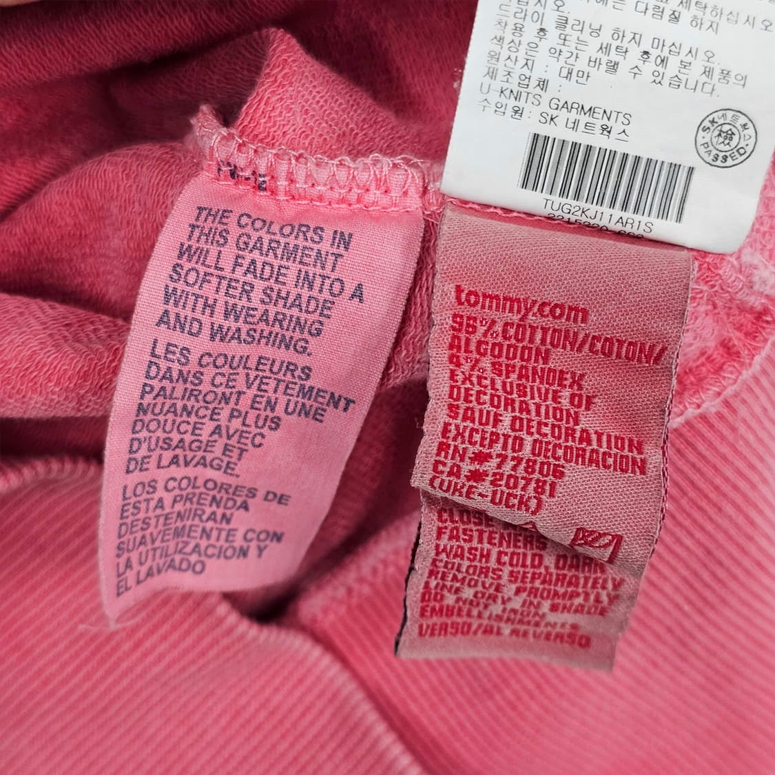 S TOMMY HILFIGER 타미진스 스타 크롭 후드 집업 상품이미지10