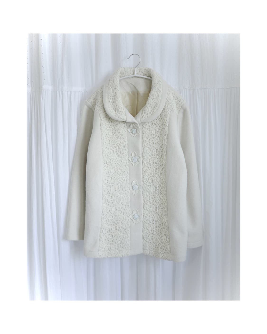 Round flower race jacket 상품이미지3