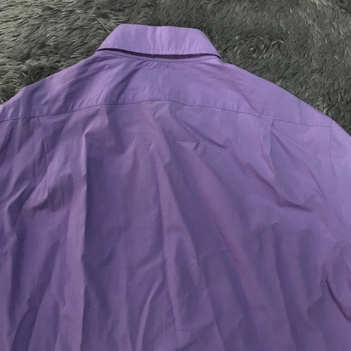 [[M(실 L), A급] 폴로(POLO)랄프로렌 퍼플 솔리드 셔츠@212 상품이미지2