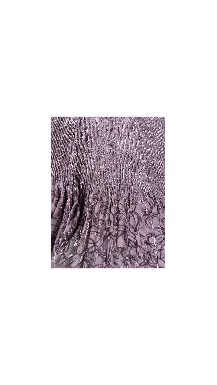 Pleated Flower Purple Long Skirt 상품이미지3