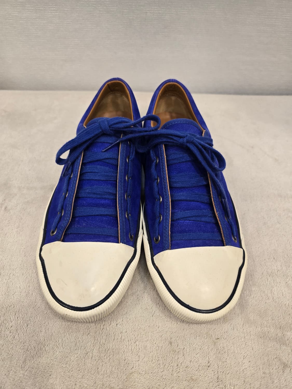 랑방 LANVIN 스웨이드 블루 스니커즈 255~260 상품이미지2