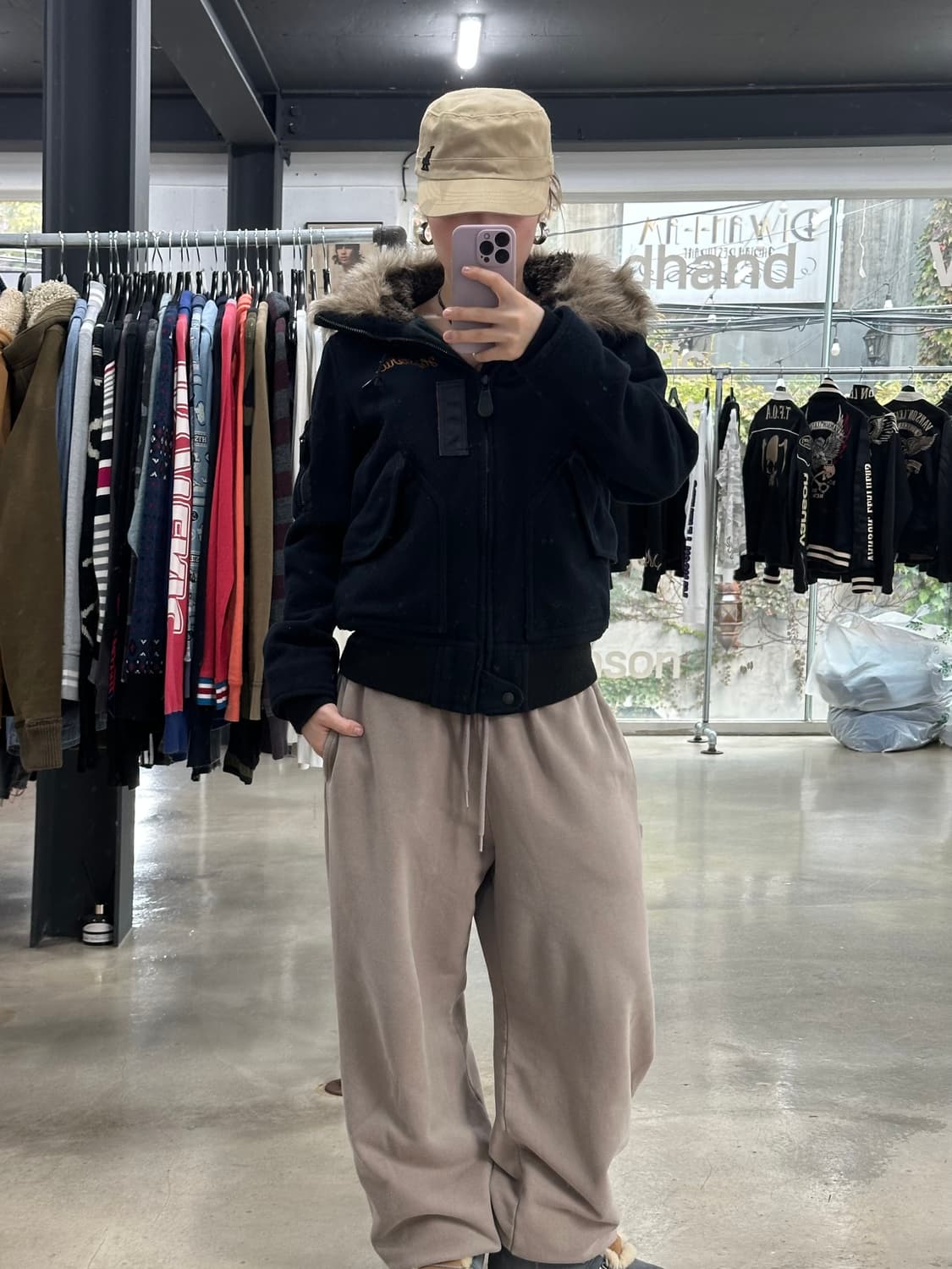 히스테릭글래머 울프죠 Y2k n-2b 울 자켓 상품이미지2