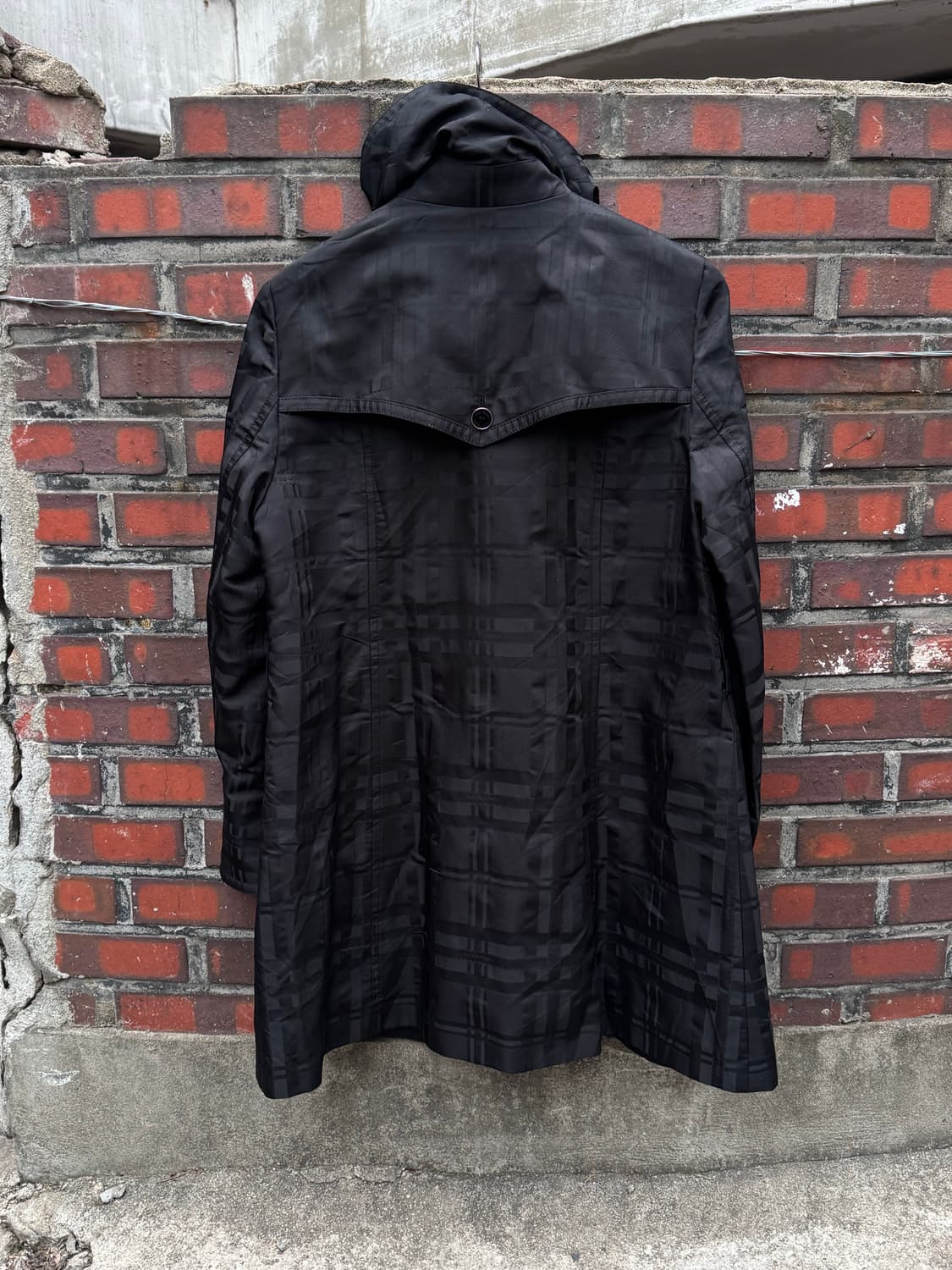 꾸레쥬 자카드 하이넥 코트자켓  상품이미지8