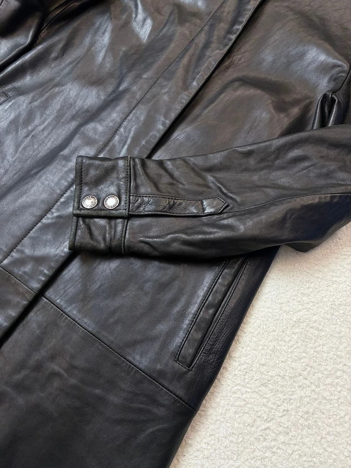 아르마니 익스체인지 00's 양가죽 롱 코트 PN6105 상품이미지3