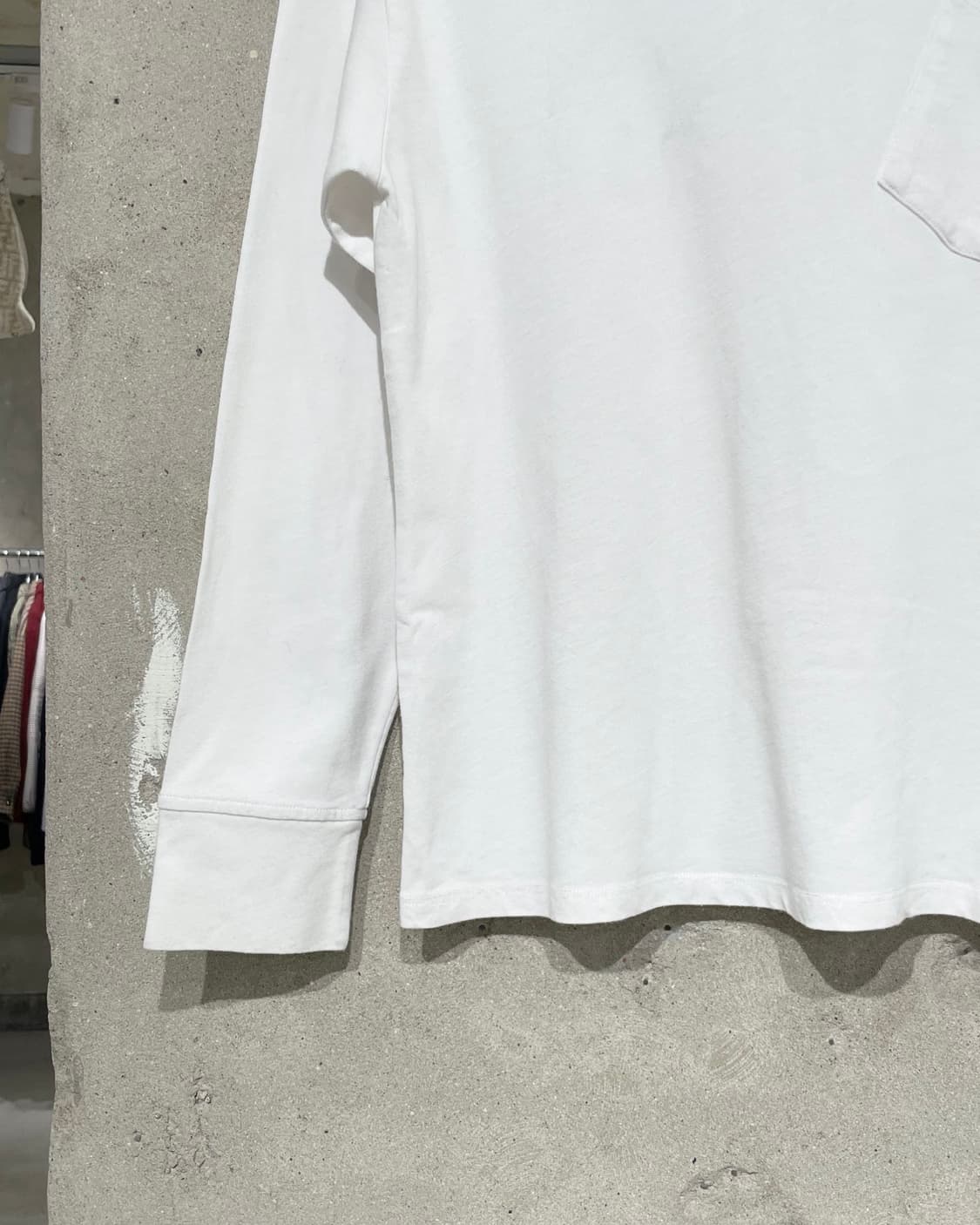 알렉산더 왕 화이트 싱글 포켓 코튼 롱 슬리브 상품이미지4