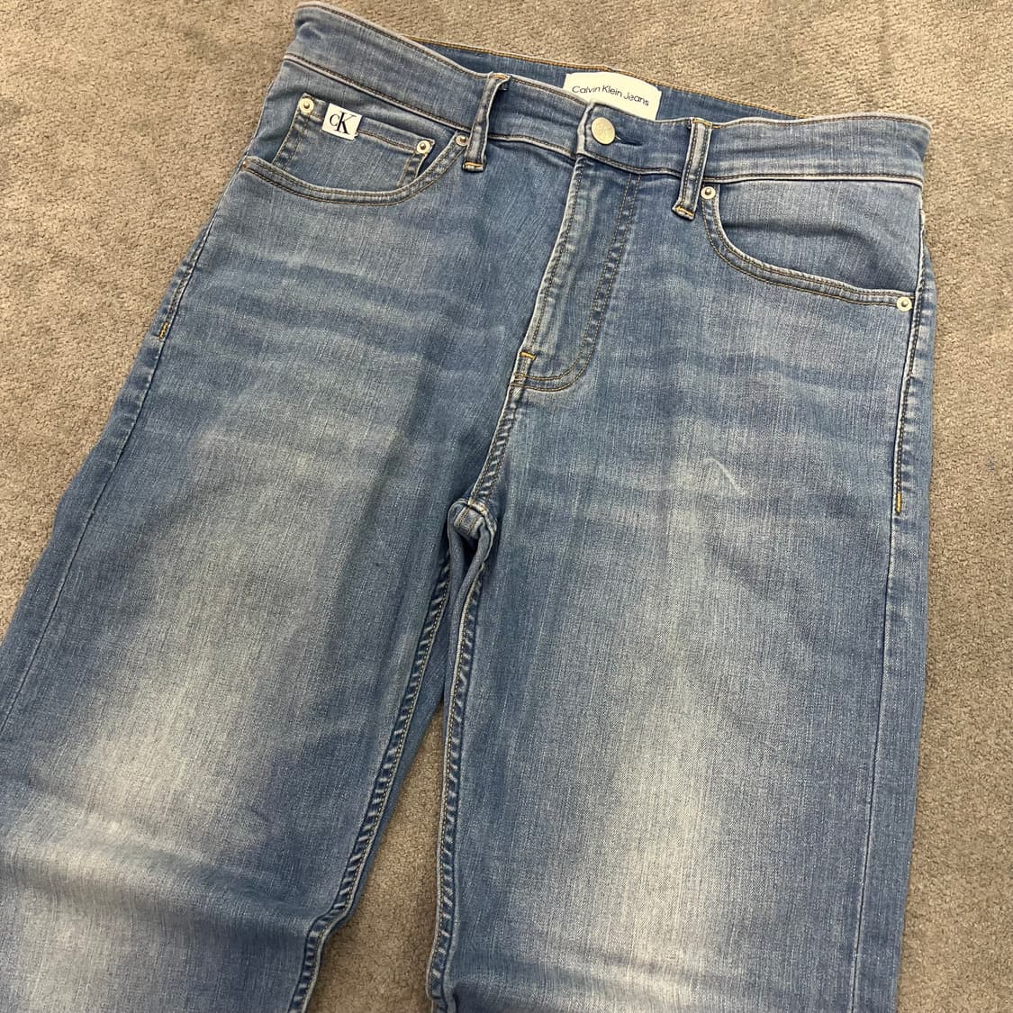 32 캘빈클라인 청바지 CK 로고 데님 상품이미지2