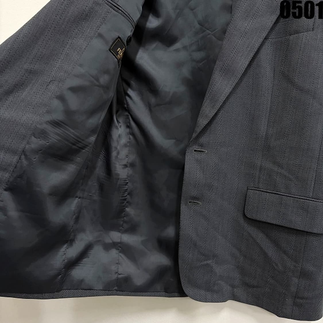 펜디 이태리제 울 블렌드 클래식 블레이저 자켓 L 0501 상품이미지9