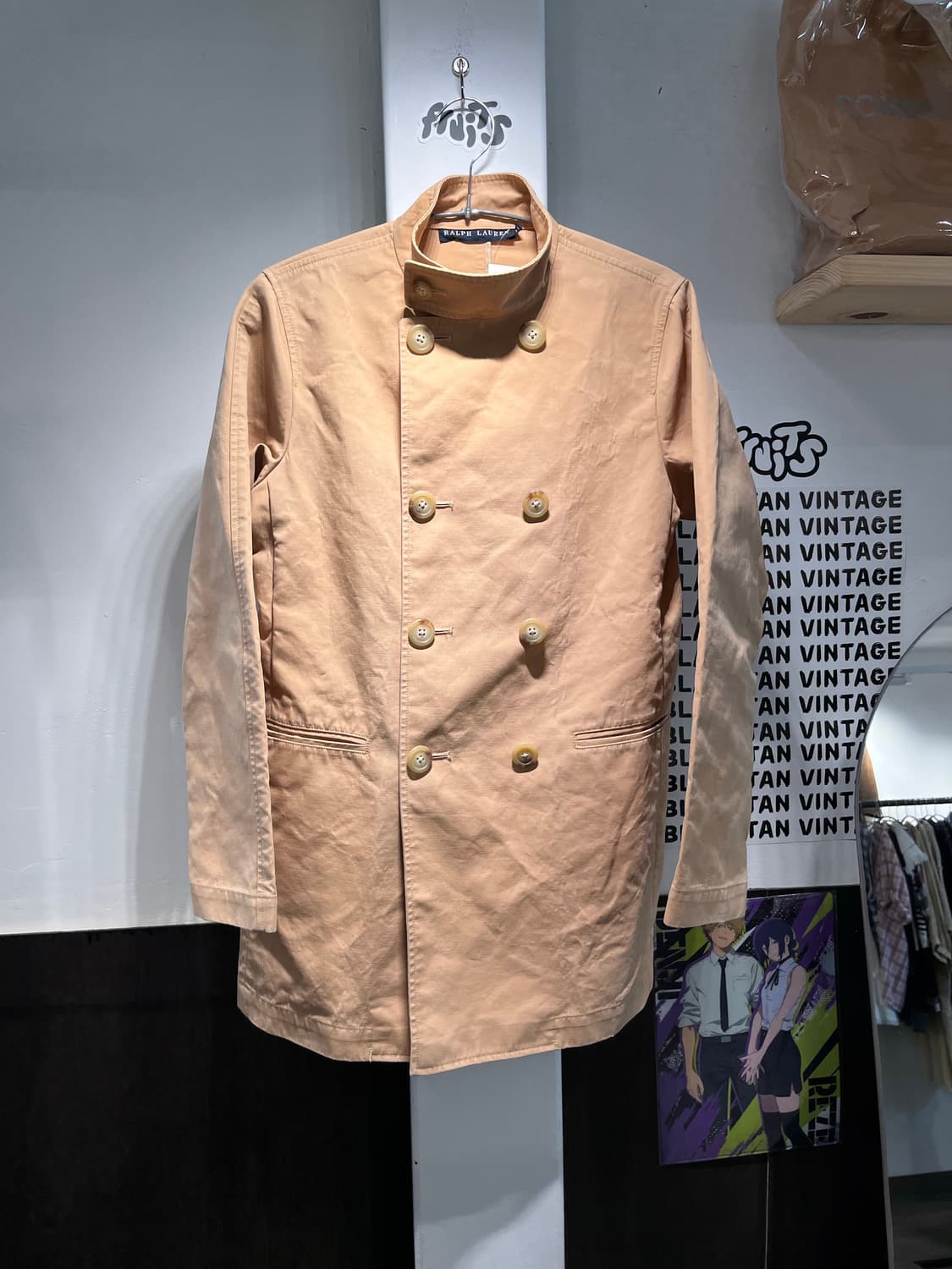 폴로랄프로렌 하이넥 더블브레스티드 코트 상품이미지1