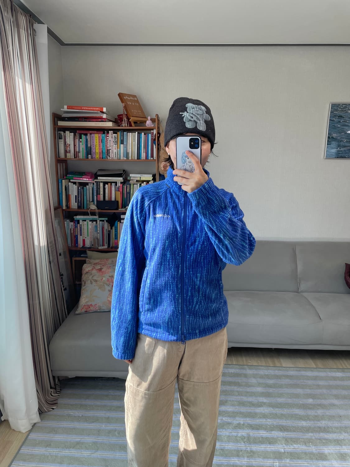 콜롬비아 후리스 블루 겨울 이너 봄 아우터 상품이미지1