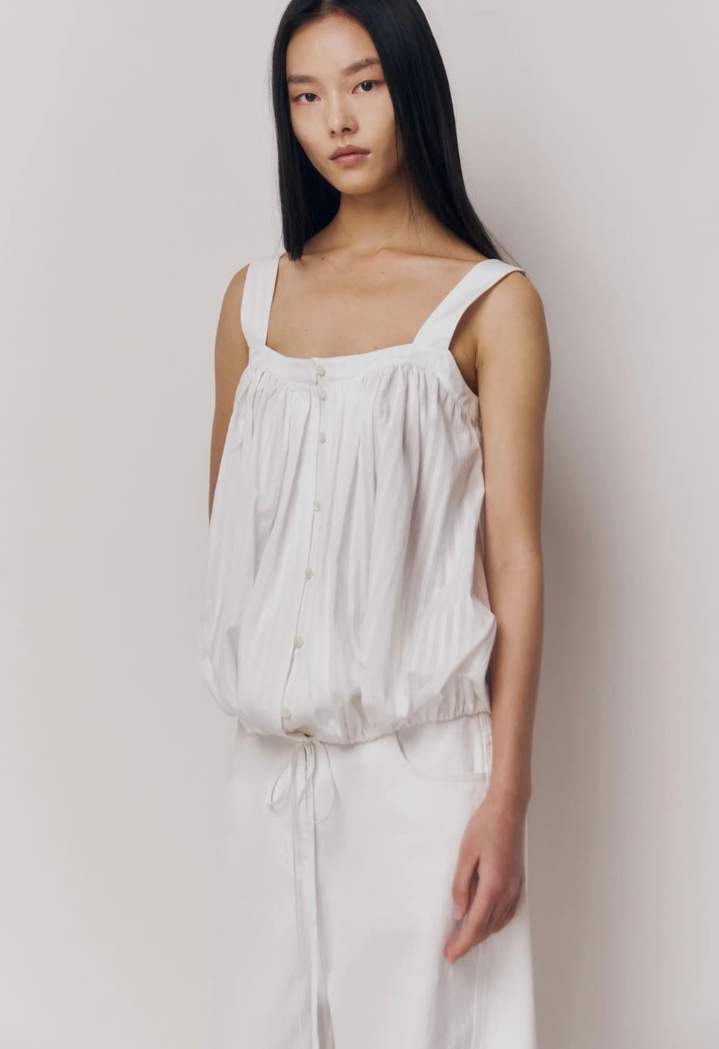 킨더살몬 Lum Blouse White (s사이즈) 상품이미지2