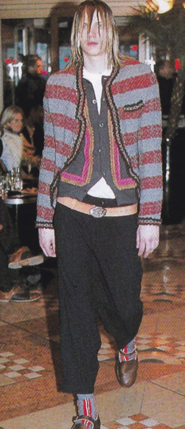 꼼데가르송 옴므플러스99aw 축융 울가디건 상품이미지6