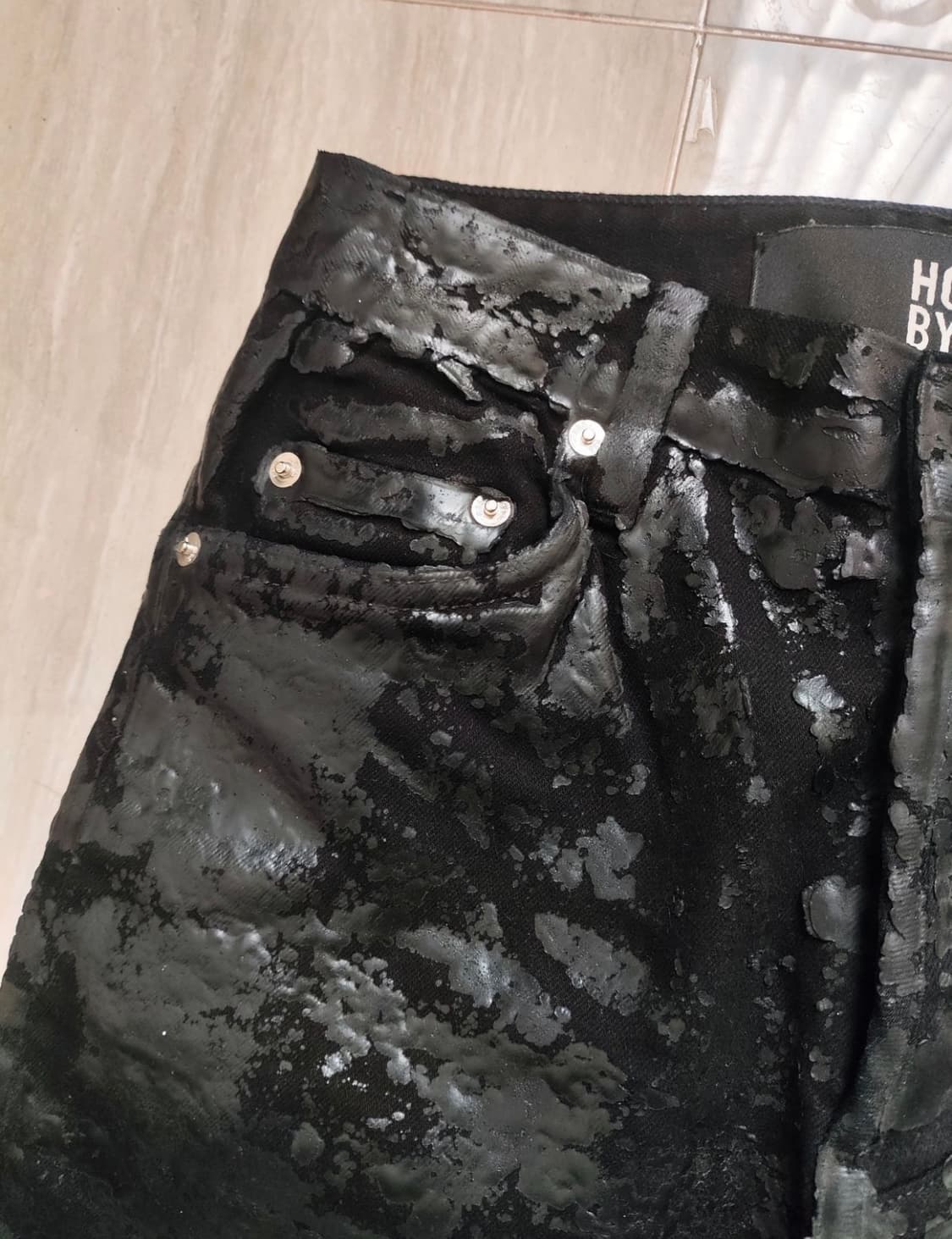 (28) 후드바이에어 15ss 런웨이 erosin jeans 상품이미지2