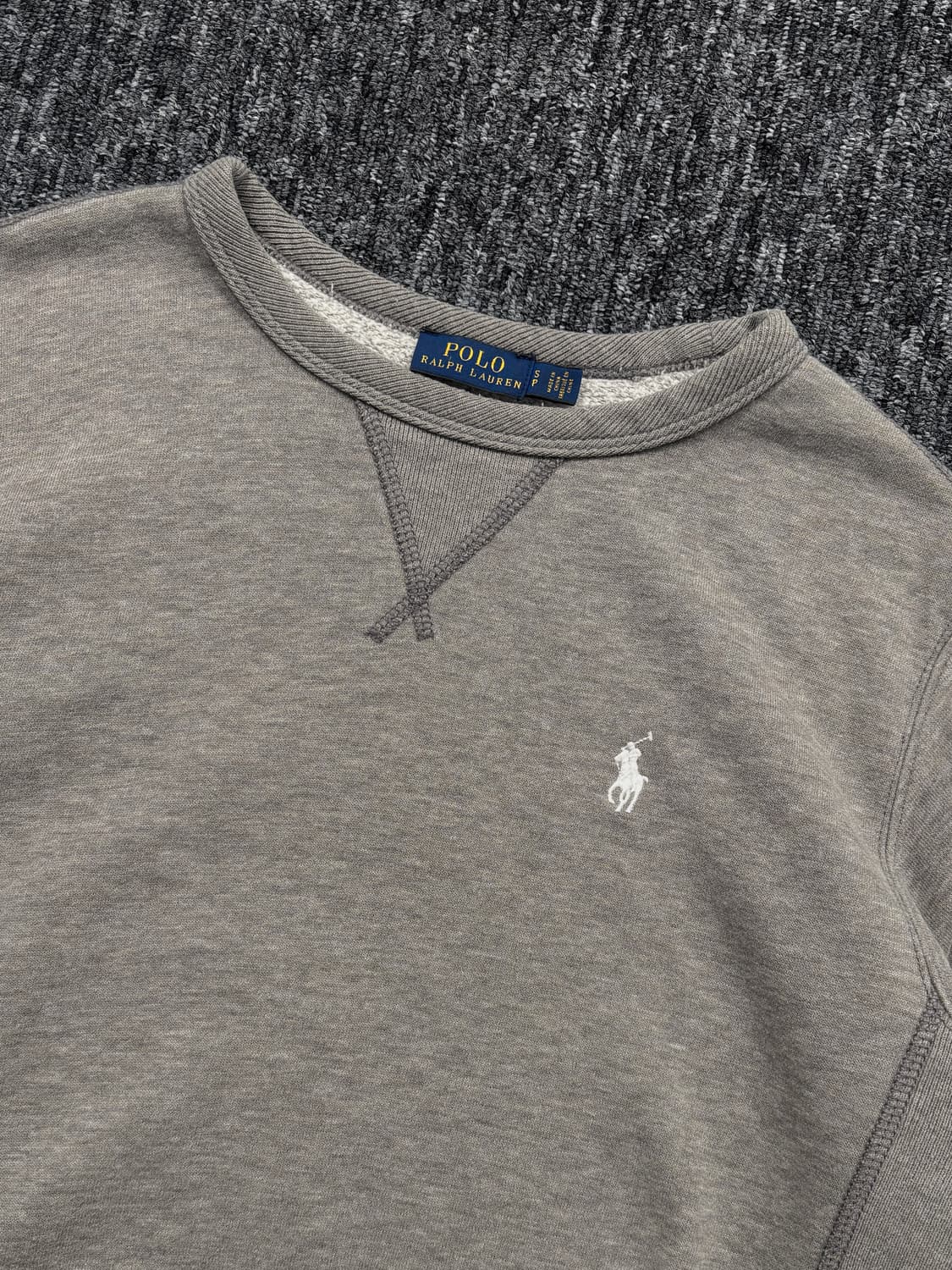 폴로 그레이 맨투맨 상품이미지4