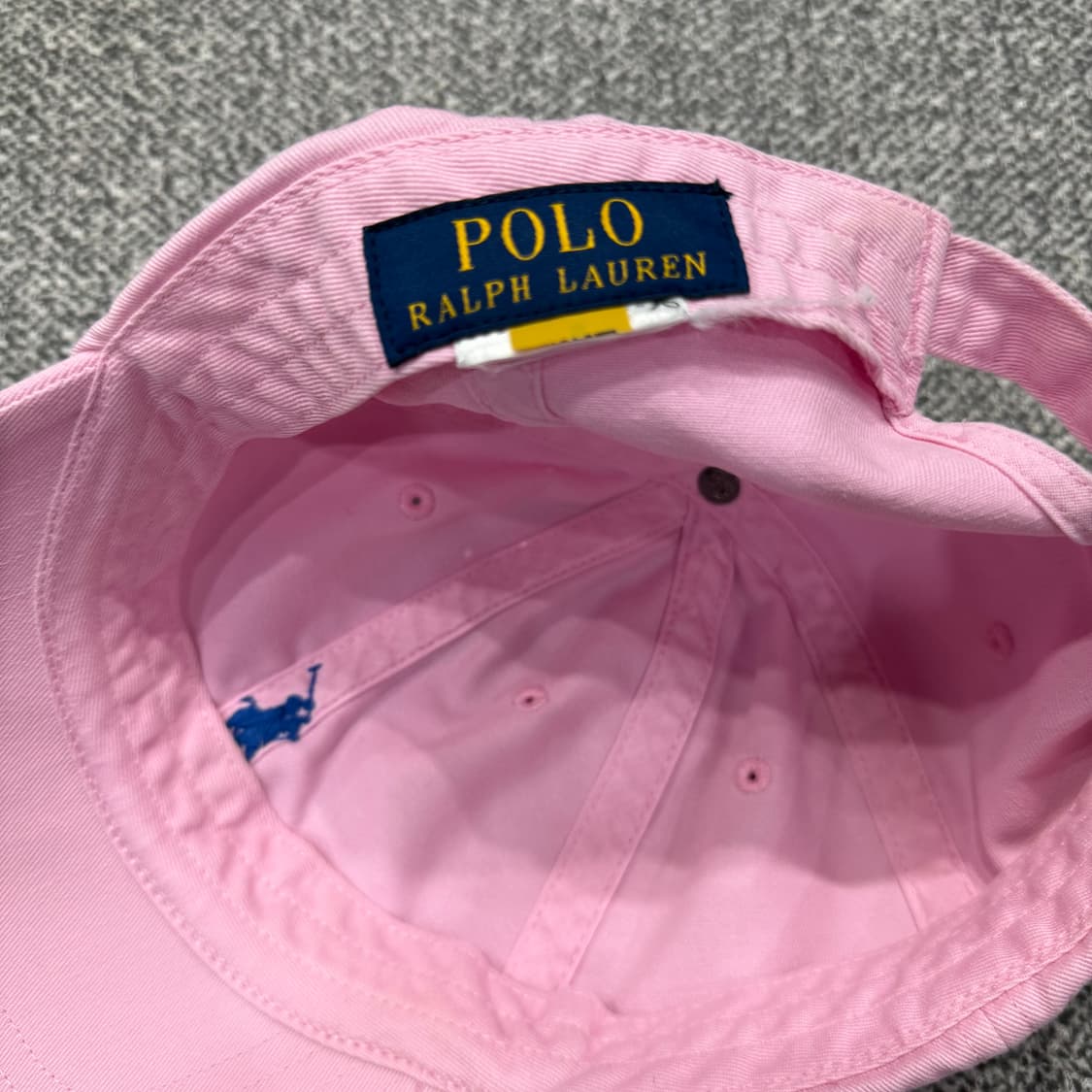 F 폴로랄프로렌 핑크 블루포니 볼캡 모자 상품이미지8